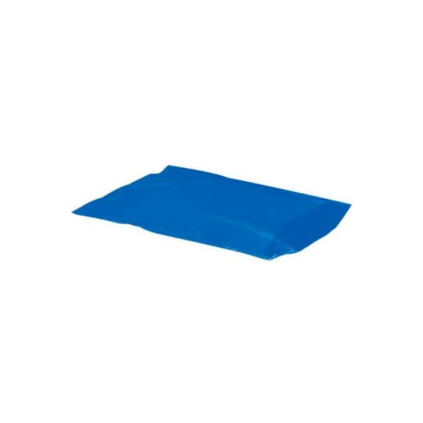 Box Packaging Flat Poly Bags, 12"W x 15"L, 2 Mil, Blue, 1000/Pack PB534BL - main